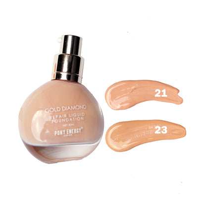 Gold Diamond Repair Oil Control Liquid Foundation