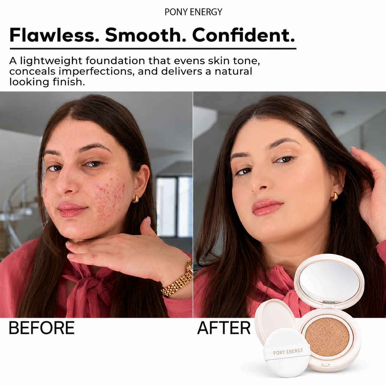 Air Cushion Soft Water Mist Foundation