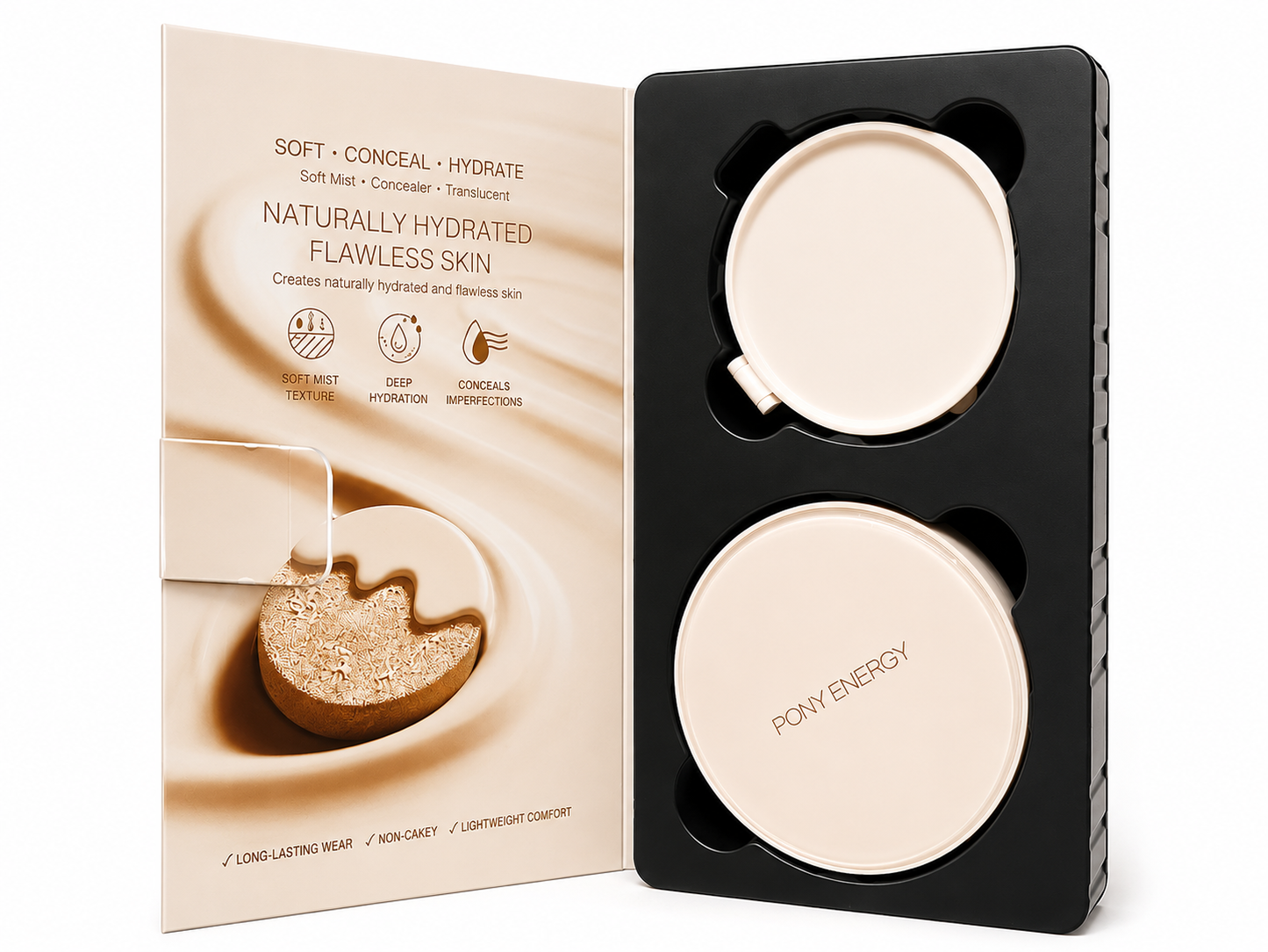 Air Cushion Soft Water Mist Foundation