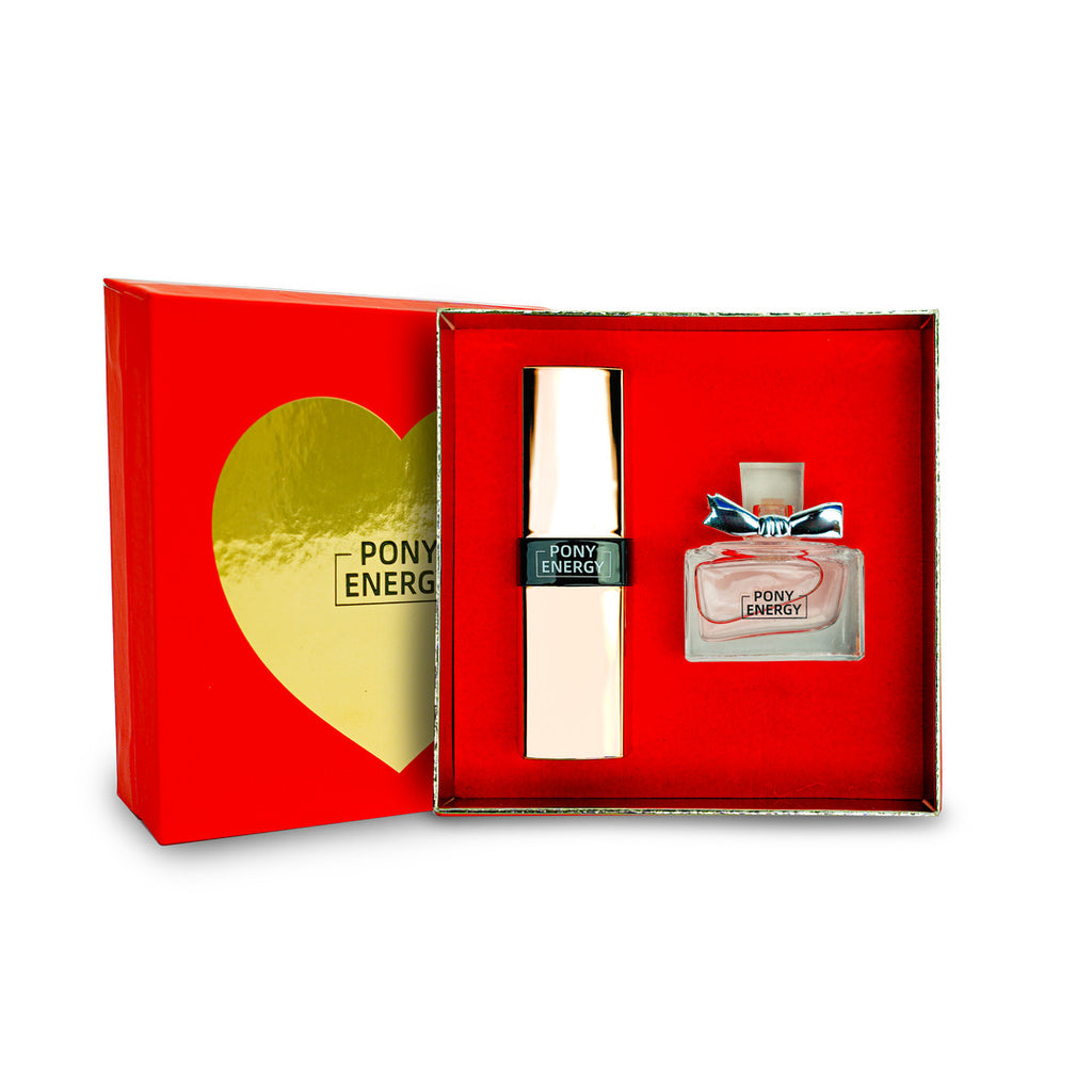 Lipstick and Flower Sweetheart Perfume Gift Box